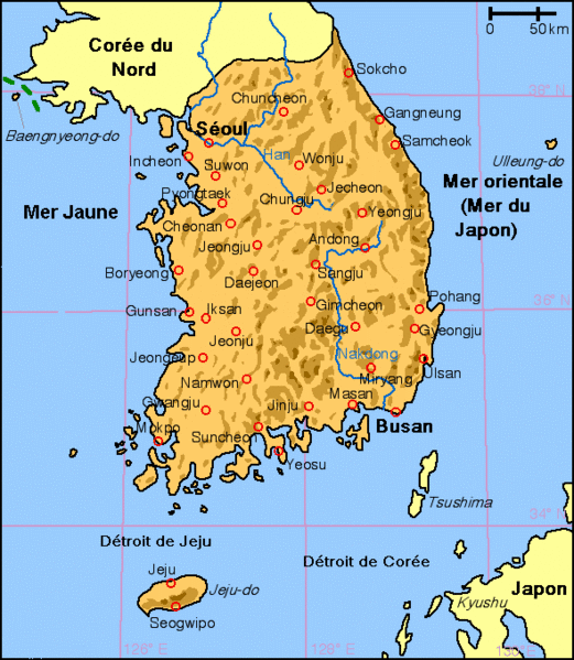 carte-coree-du-sud